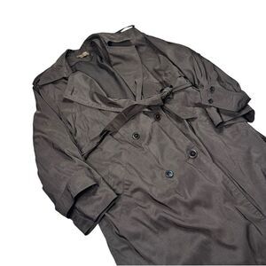 Vintage Forecaster of Boston Trench Coat Women's 13/14 Wool‎ Lined Double Breast